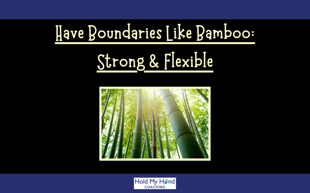 Have Boundaries Like Bamboo: Strong & Flexible